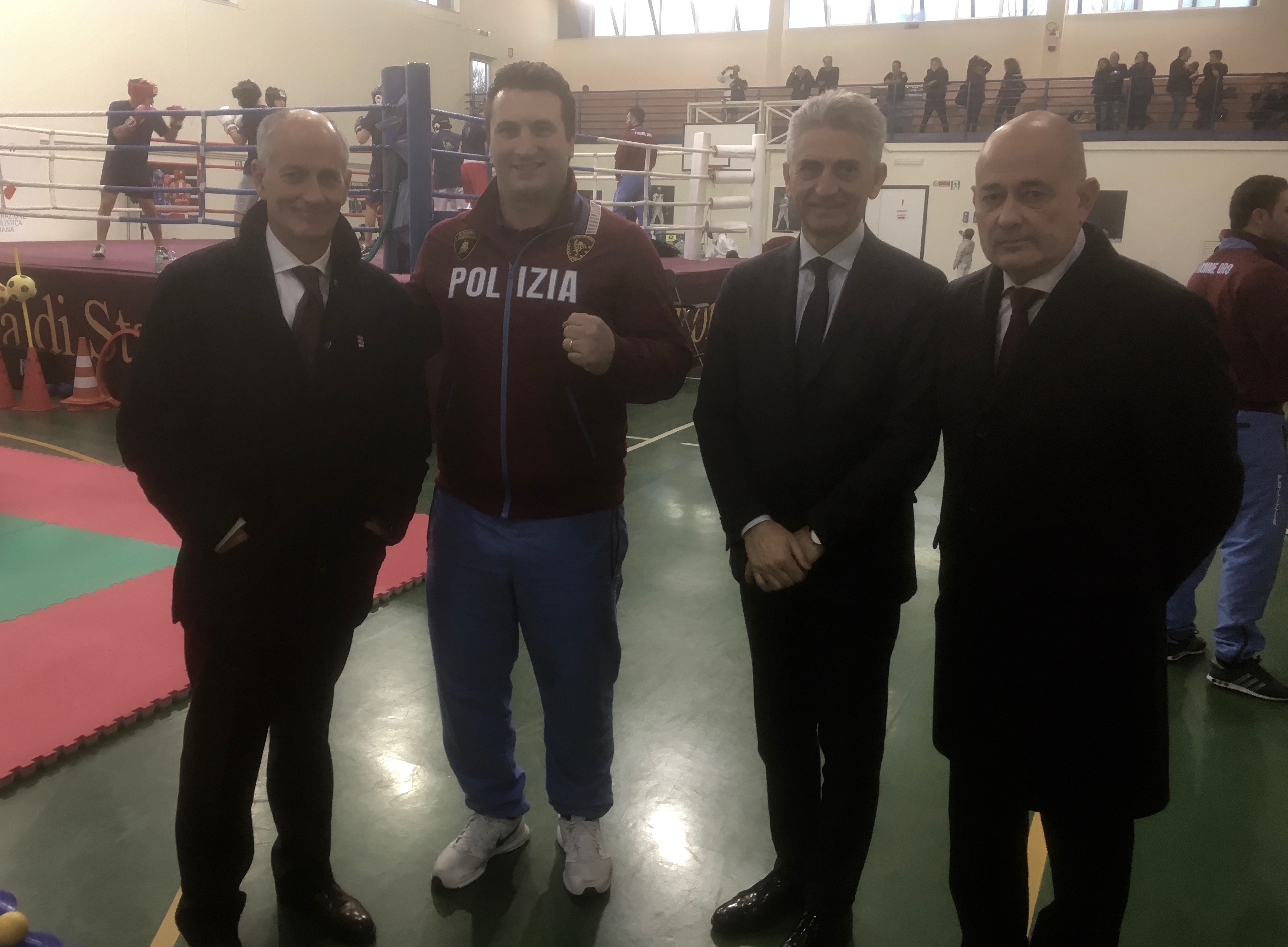 Il Capo della Polizia Gabrielli in visita al PalaVespucci di Via Vertumno 