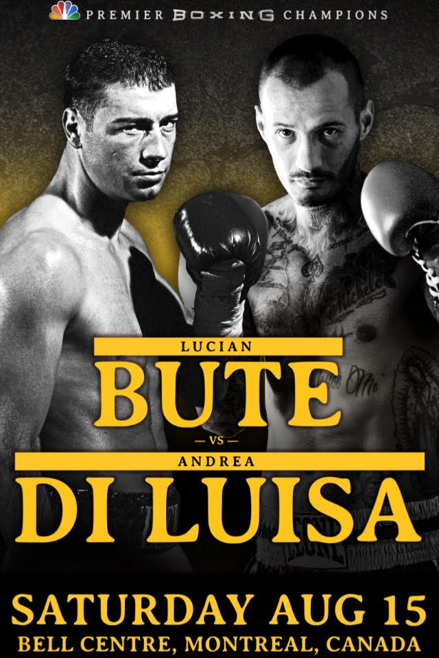 #LegaProBoxe - il 15 Agosto a Montreal Andrea Di Luisa vs Lucian Bute