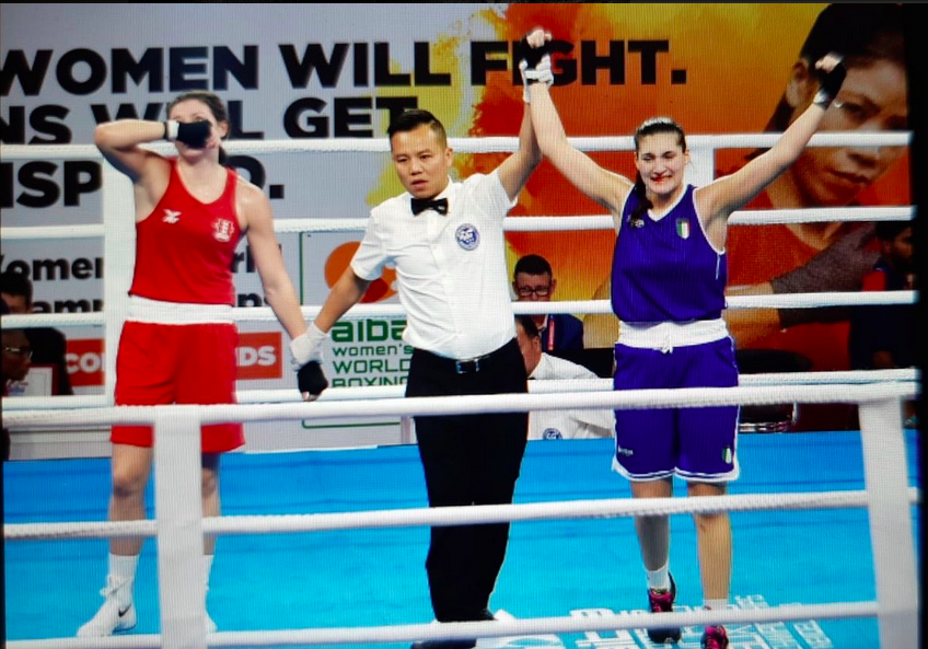 Campionati Mondiali Femminili 2018 - New Delhi: Carini passa agli 8° 69 Kg, escono la Testa 60 Kg e la DeLaurenti 54 Kg #WWCHs2018 #ItaBoxing