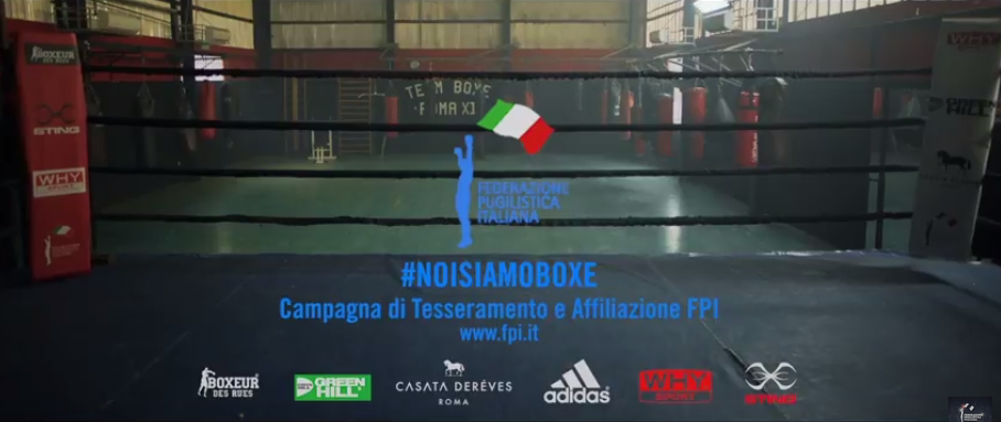 ONLINE LO SPOT CAMPAGNA AFFILIAZIONE E TESSERAMENTO FPI #NOISIAMOBOXE