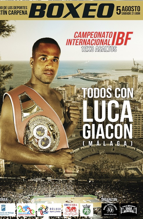 Sabato prossimo, in Spagna, Luca Giacon difende il titolo internazionale dei pesi superleggeri IBF #ProBoxing