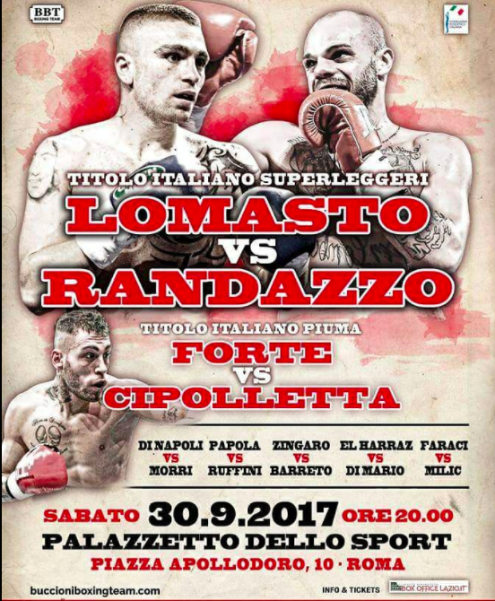 “Ora o mai più”: il 30 Settembre a Roma due titoli italiani - Diretta TV SportItalia #ProBoxing