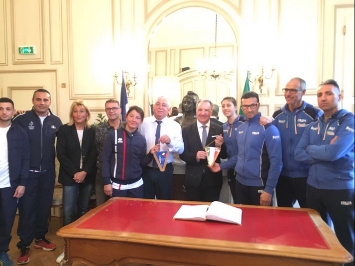 Ricevimento Istituzionale per le Azzurre in quel di Saint-Avold (Francia) #ItaBoxing