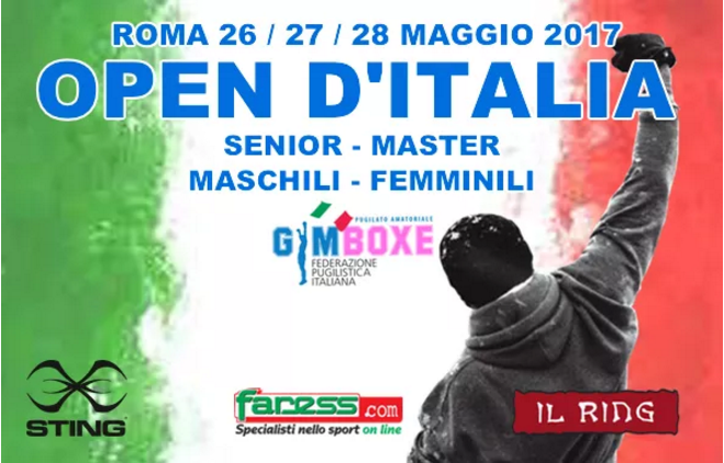 Il Torneo Gym Boxe Open d'Italia 2017 Roma 26-28/05 - ISCRIZIONI ENTRO il 12/05 #GymBoxeOpenItalia