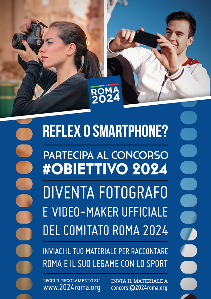 CONCORSO FOTO & VIDEO “OBIETTIVO 2024” #WeWantRoma