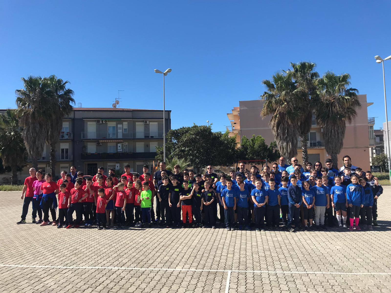 120 i Piccoli Boxer partecipanti al 3° Criterium Giovanile CR FPI Sicilia. 
