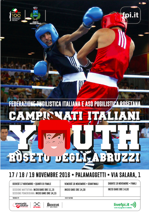 Campionati Nazionali Youth 2016 Roseto 17-19 Novembre - INFO E DETTAGLI TORNEO #Youth2016