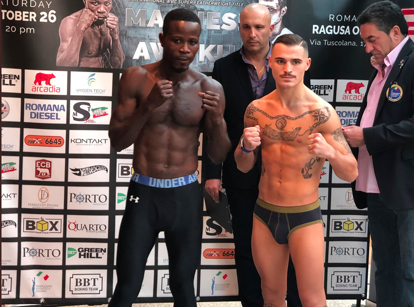 Domani la grande serata di boxe al Ragus Off di Roma: Main Event la Difesa del Titolo WBC Superpiuma di Magnesi 