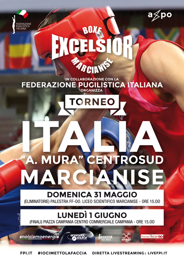 #TorneoItalia A. Mura 2015 Zona Centro-SUD: Fino a domani 72 Pugili in Gara a Marcianise - PROGRAMMA PRIMA GIORNATA - DIRETTA FPIOfficialChannel - Livescore livefpi.it 