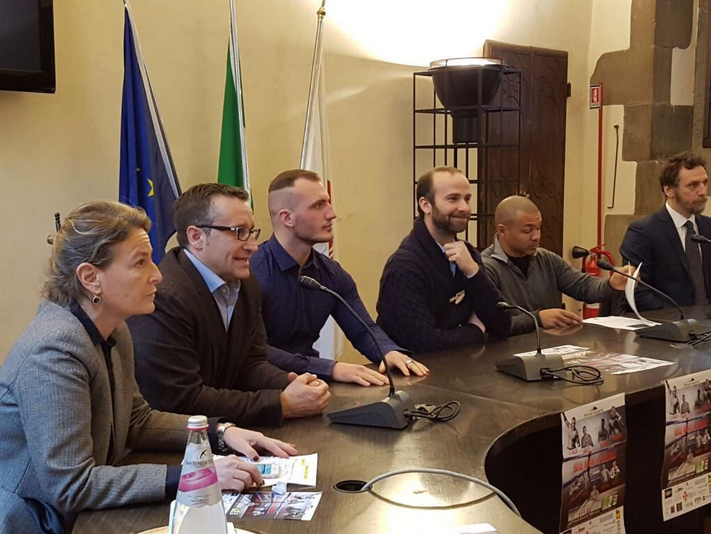 A Palazzo Vecchio la presentazione della "Boxe Night Florence" del 2 Febbraio al PalaMandela 