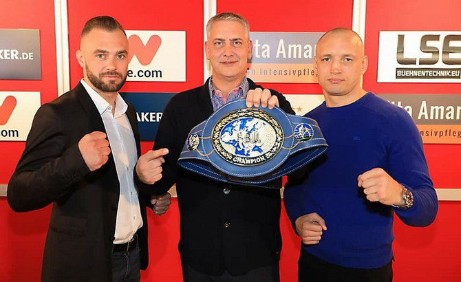 Demchenko vs Boesel Titolo Europeo Mediomassimi: Ieri la presentazione della grande sfida del prossimo 3 marzo #ProBoxing