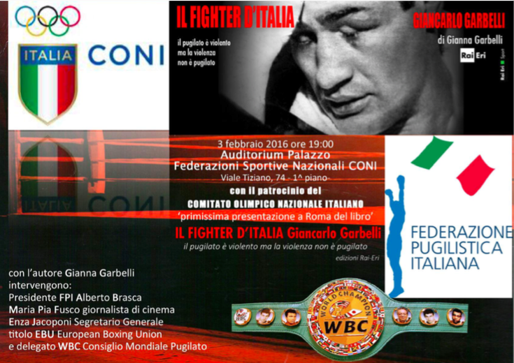 Il 3 Febbraio a Roma la Presentazione del Libro "Giancarlo Garbelli il Fighter d'Italia" di Gianna Garbelli Ed. RaiEri