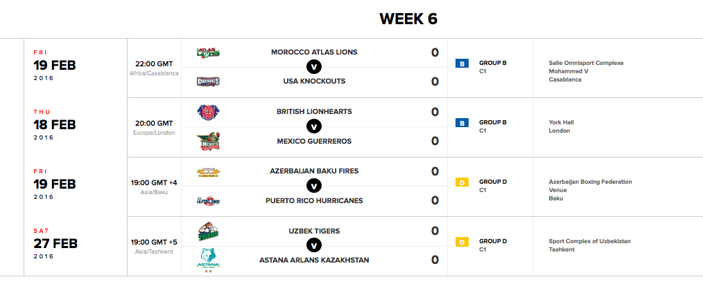 WSBVI 6° Giornata in programma tra il 18 e 27 Febbraio pv #WSBIsBack #WSBVI