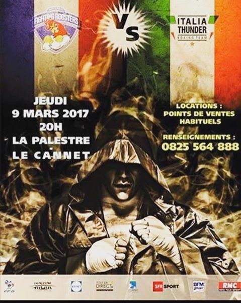 WSB 7 Day 3 Fighting Roosters vs Italia Thunder 09/03/2017 La Cannet (Francia) - Info Ticket