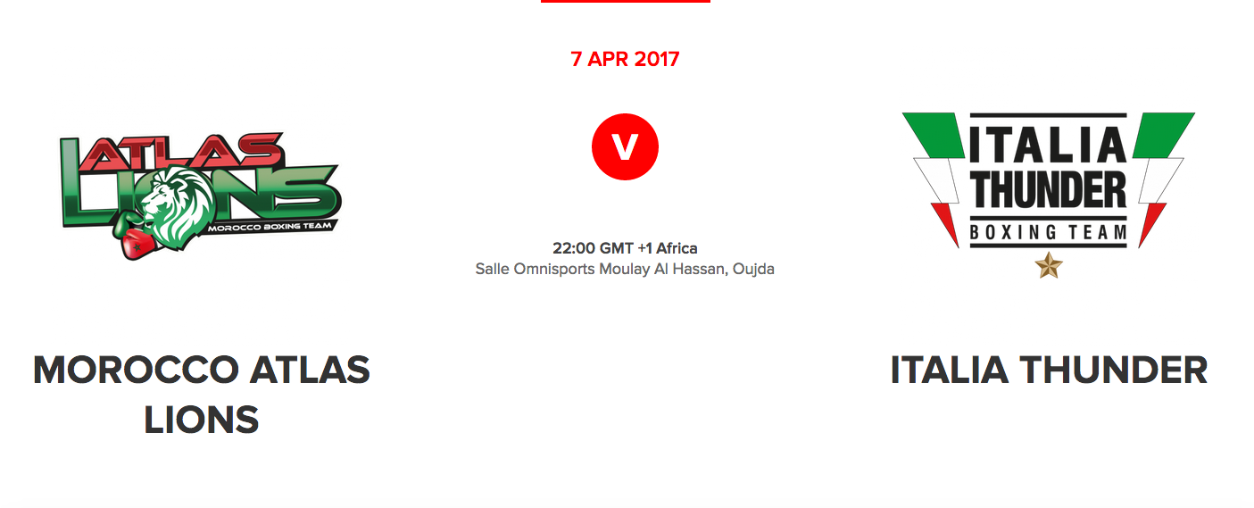 Ecco il programma della Sfida tra Morocco Atlas e Italia Thunder del 07/04 a Oujda #WSBVII 