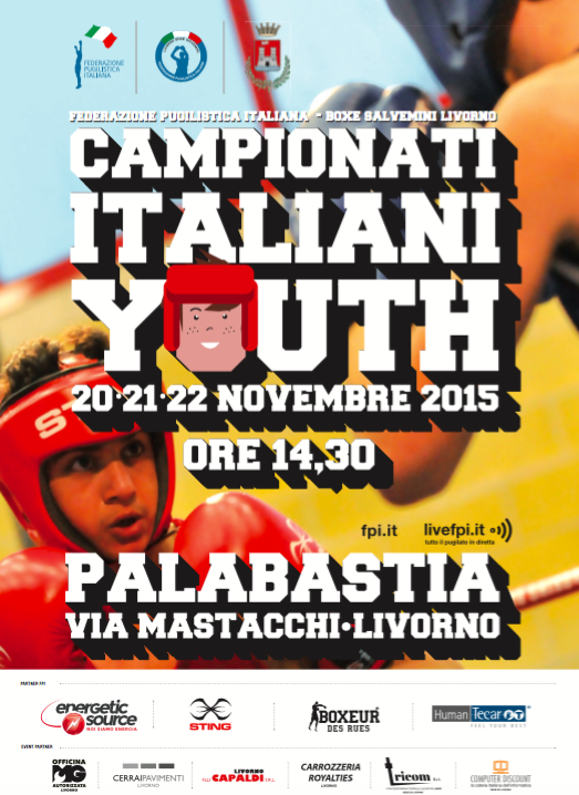 Dal 20 al 22 Novembre Livorno ospiterà le FINALISSIME dei Campionati Italiani Youth, ecco la Locandina Ufficiale #FPIYouth2015 #WeWantRoma